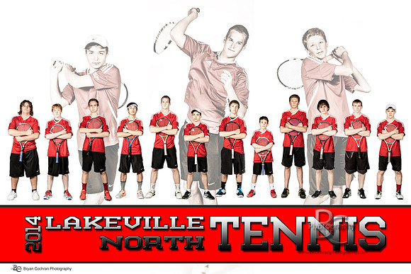 2014 Tennis Team Poster